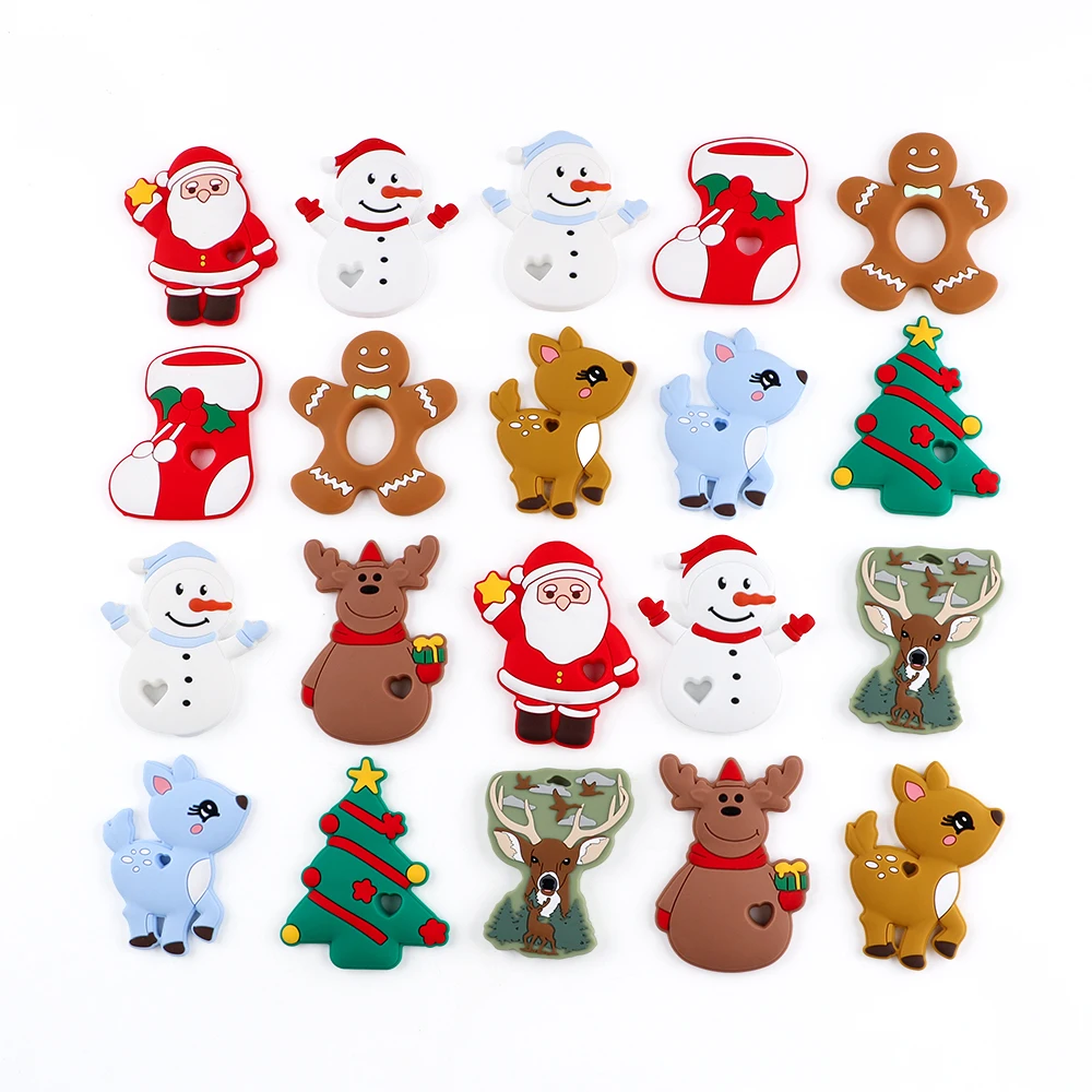 Colgante infantil de silicona para collar con animalitos