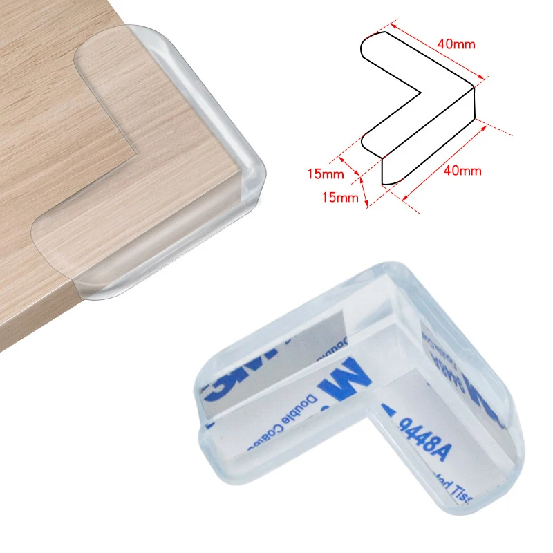 Protector de silicona antih impacto para esquinas de mesa – Seguridad bebé - imagen 4