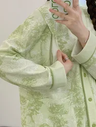 Pijamas de lactancia de algodón para otoño – prematales y postnatales