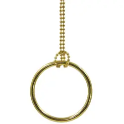 Juego de magia infantil con anillo y cadena metálica