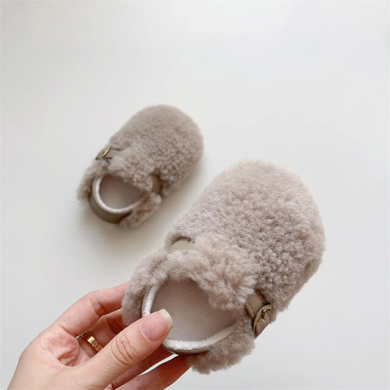 Zapatos de felpa cómodos y cálidos para primeros pasos – Otoño/Invierno
