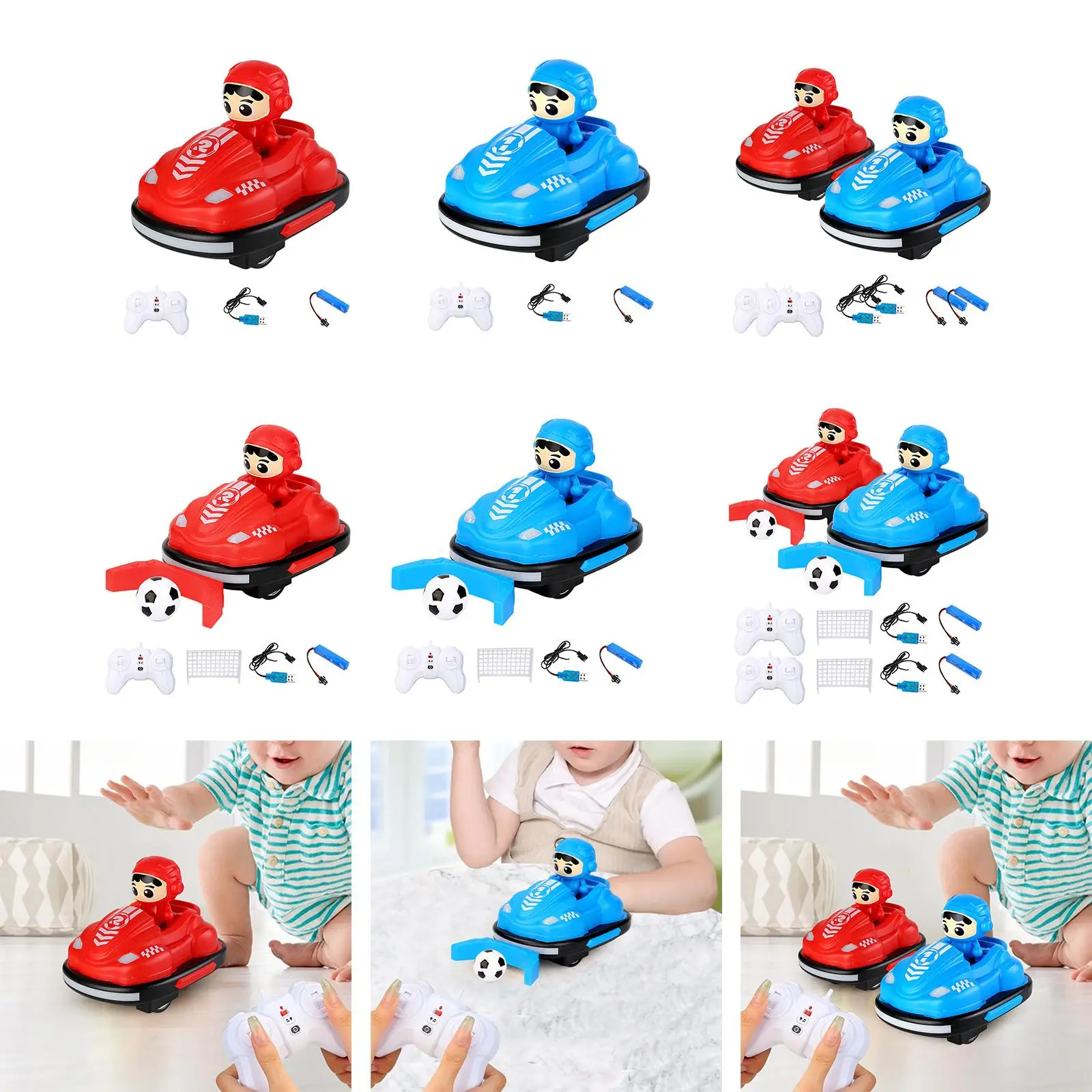 Coche RC teledirigido resistente de carreras con eyección para niños - imagen 2