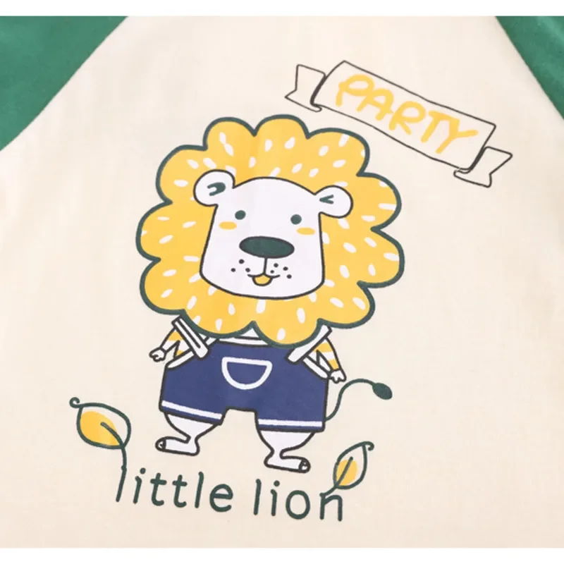 Conjunto verano bebé camiseta y pantalón corto dibujos - imagen 4