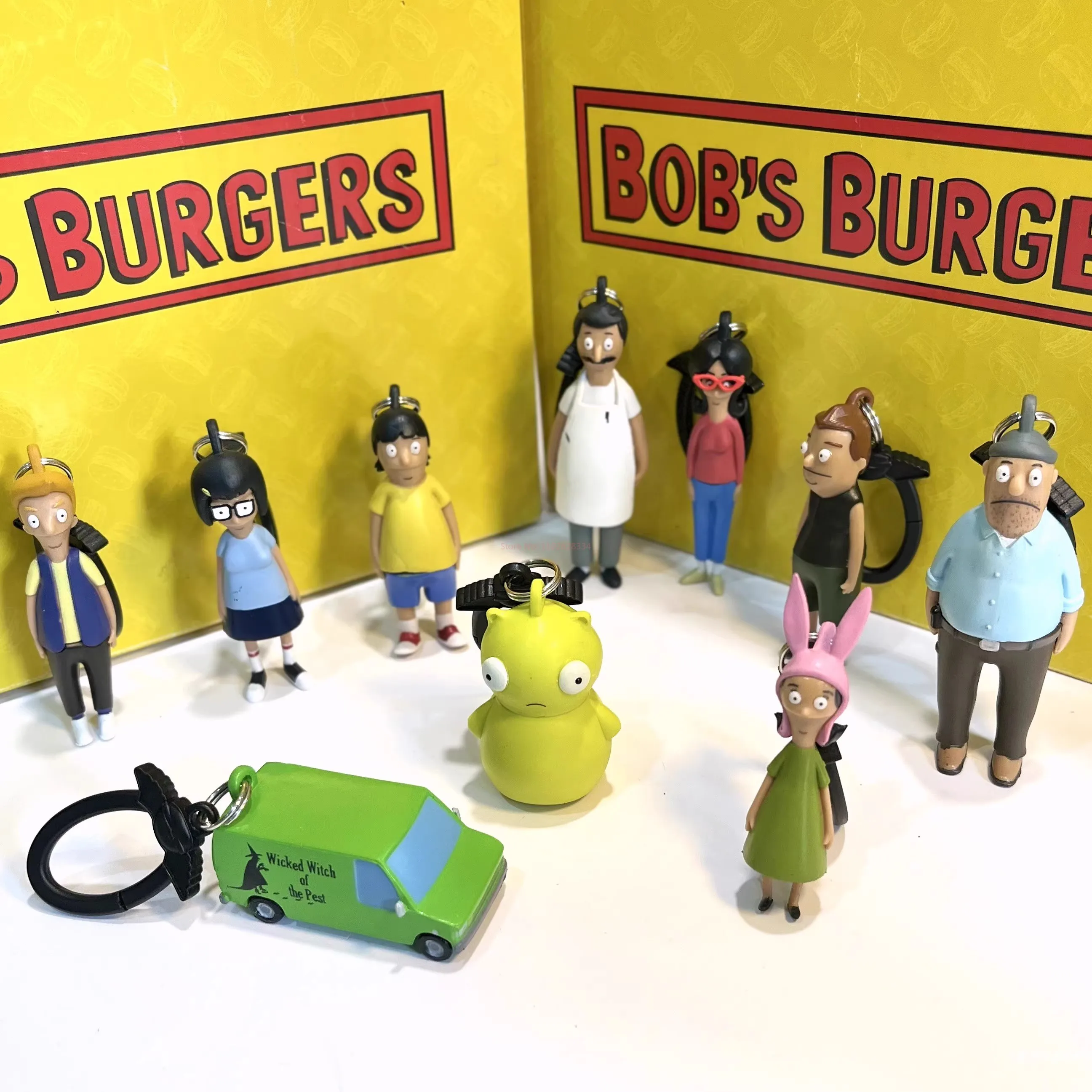 Figura de acción Bob Burgers coleccionable estilo dibujo animado
