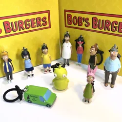 Figura de acción Bob Burgers coleccionable estilo dibujo animado
