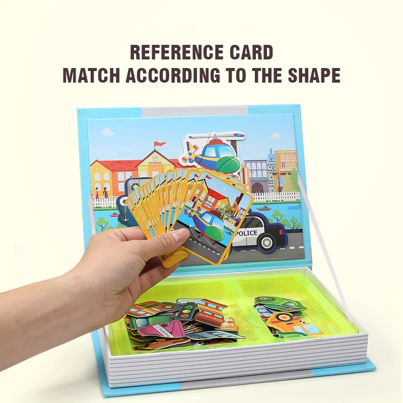 Libro magnético Montessori para niños con animales y números - imagen 4