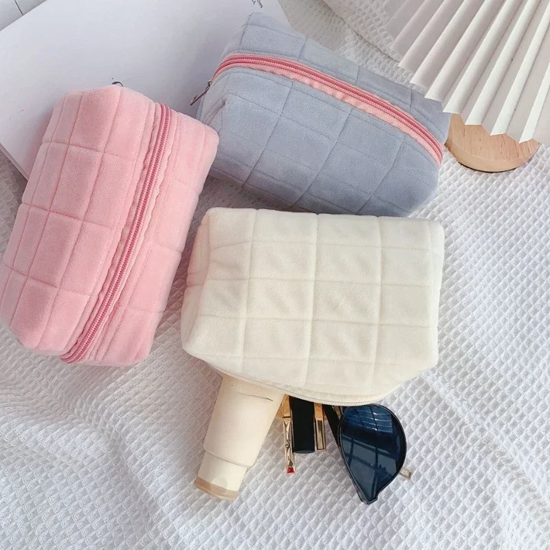 Estuche para lápices de felpa para niños – Organizador escolar colorido - imagen 2