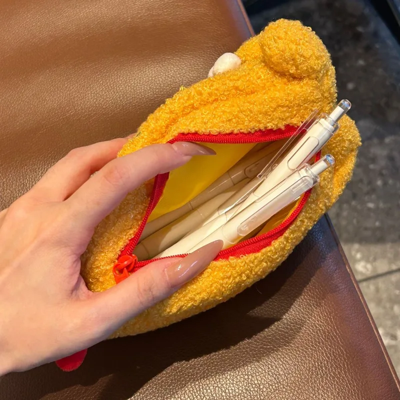 Estuche de pluma de peluche perro con camarones fritos japoneses - imagen 3