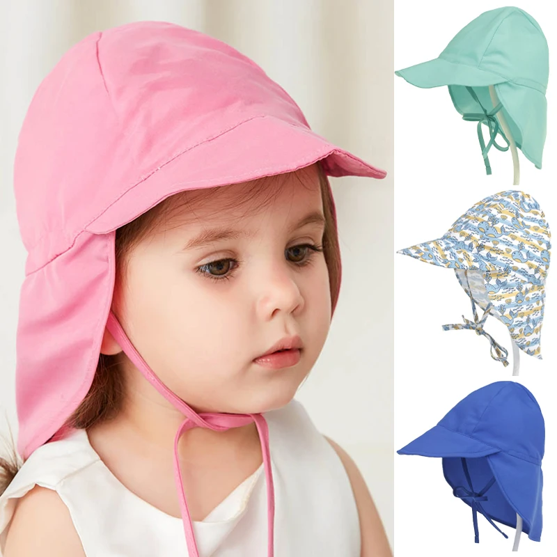 Gorra solar UV infantil con malla transpirable – Protección solar para bebé