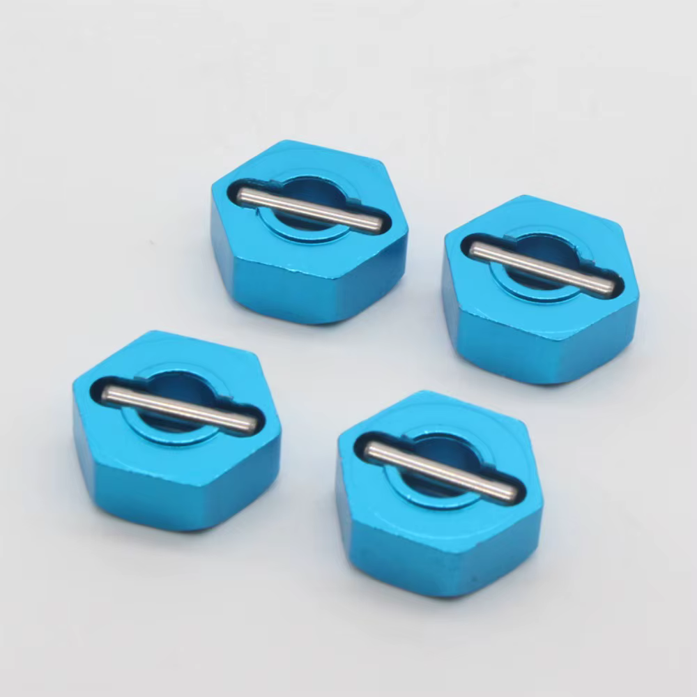 HSP 4WD Adaptador de cubo para rueda coche teledirigido aluminio 12mm - imagen 4