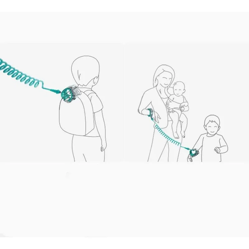 Cuerda de seguridad antipérdida con llave para bebés y niños - imagen 5