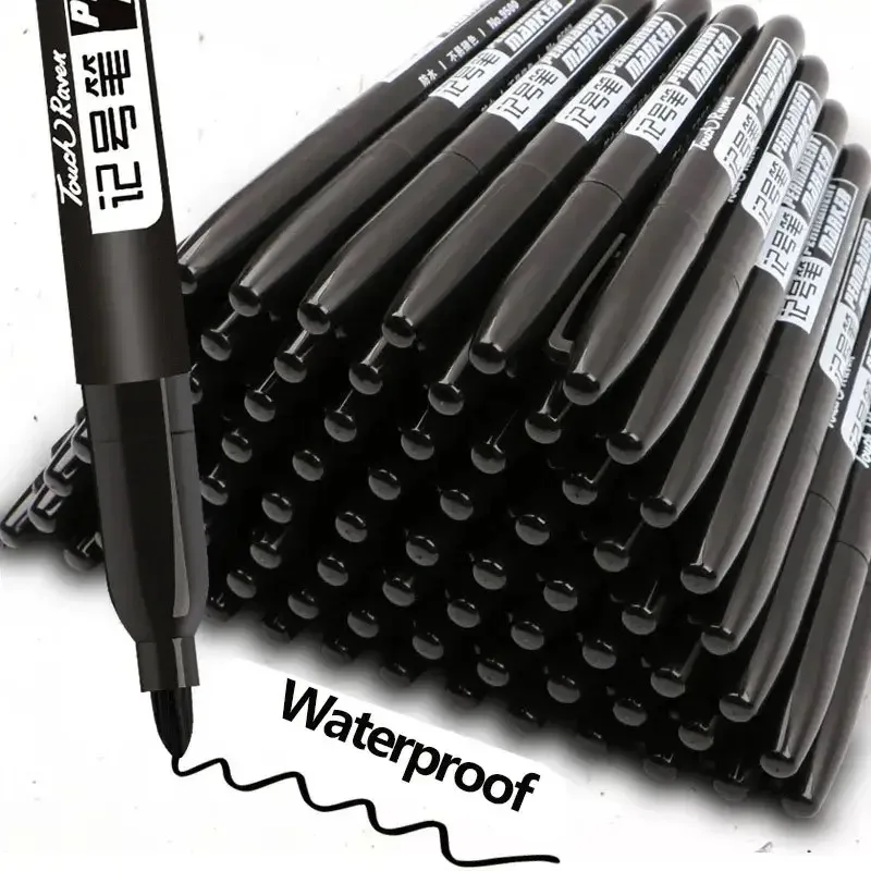 Rotulador permanente para manga con tinta impermeable negro