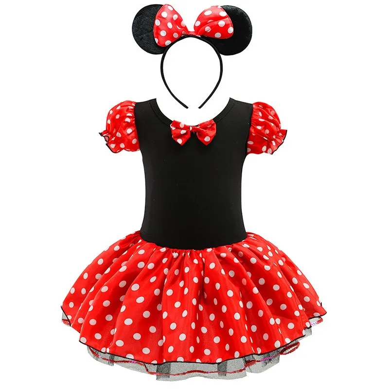 Pettiskirt Minnie Disney para niña – Vestido de lunares verano - imagen 2