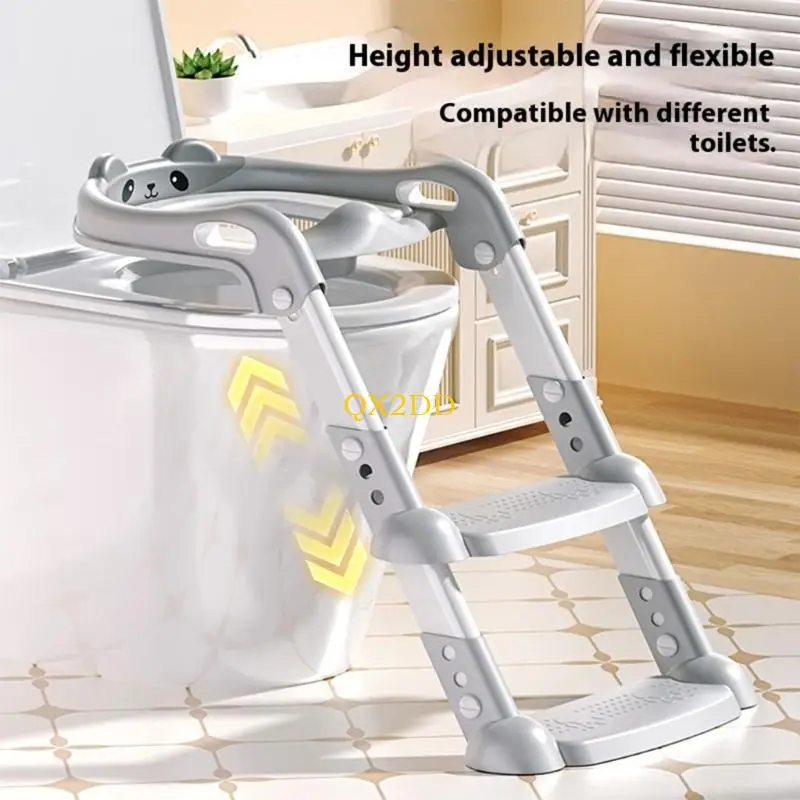 Adaptador de inodoro infantil QX2D – Altura ajustable y ergonómico - imagen 5