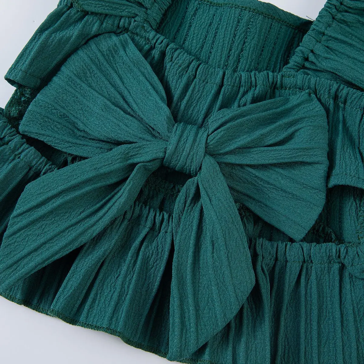 Conjunto de verano niña Somenie: blusa cuello Peter Pan y pantalón - imagen 4