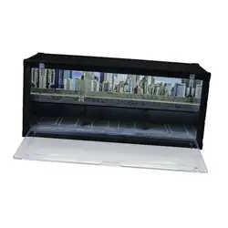 Vitrina para coches de juguete y diorama de pasarela