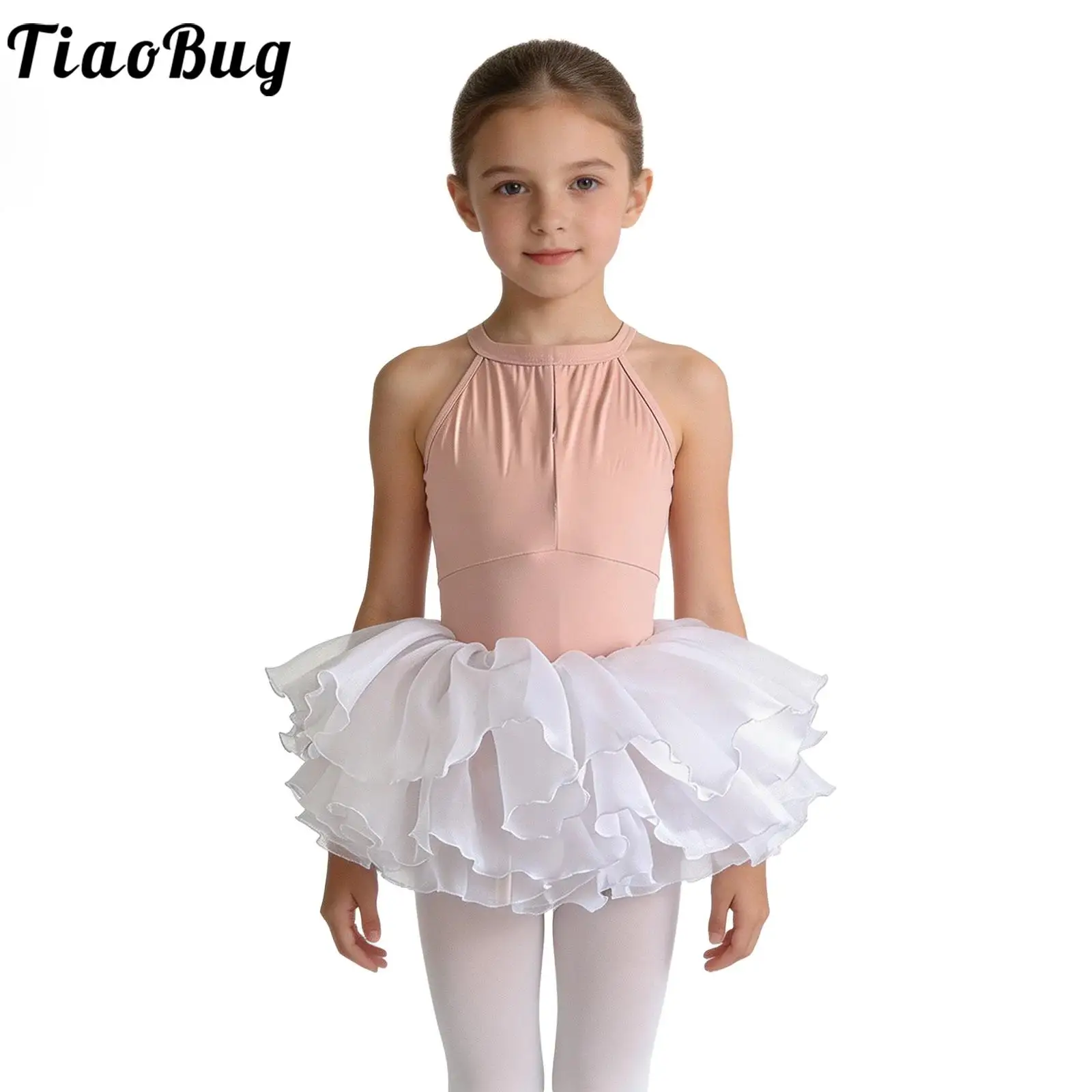 Traje de ballet niña con tutú y leotardo sin mangas - imagen 4