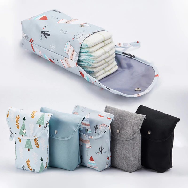 Bolsa de pañales impermeable para bebé - Organizador para cochecito - imagen 5