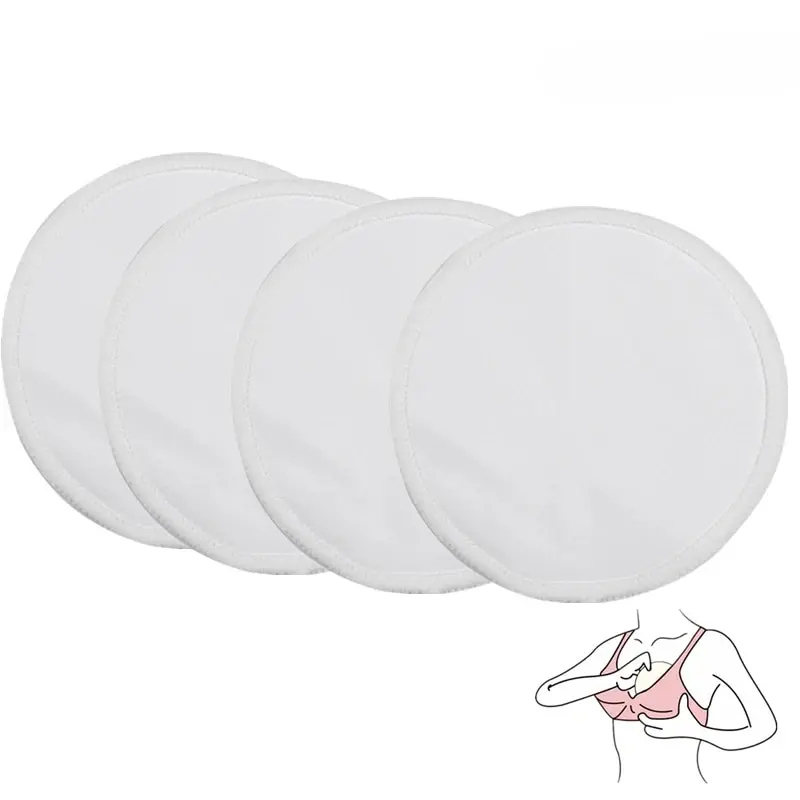 Almohadillas de lactancia de rayón bambú lavables y reutilizables