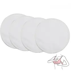 Almohadillas de lactancia de rayón bambú lavables y reutilizables
