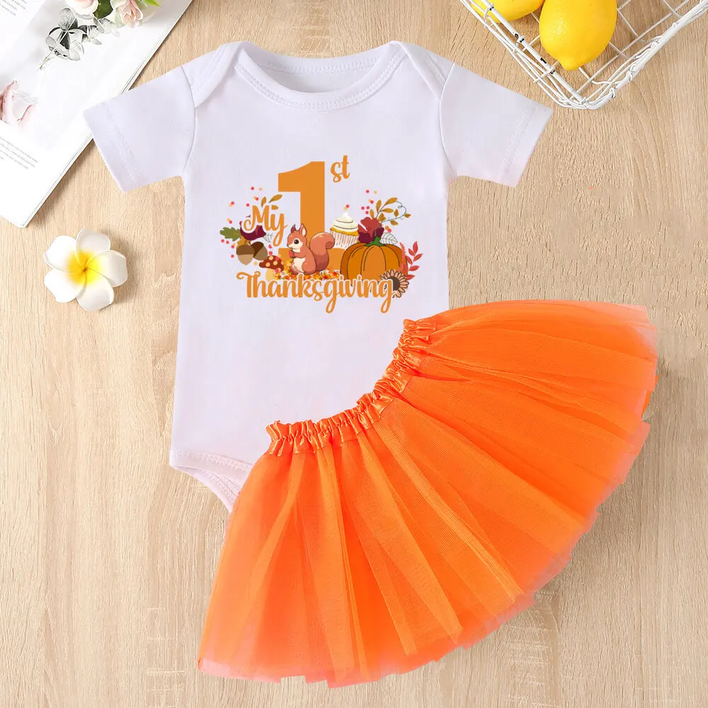 Body bebé Día de Acción de Gracias - Outfit fiesta infantil cómodo