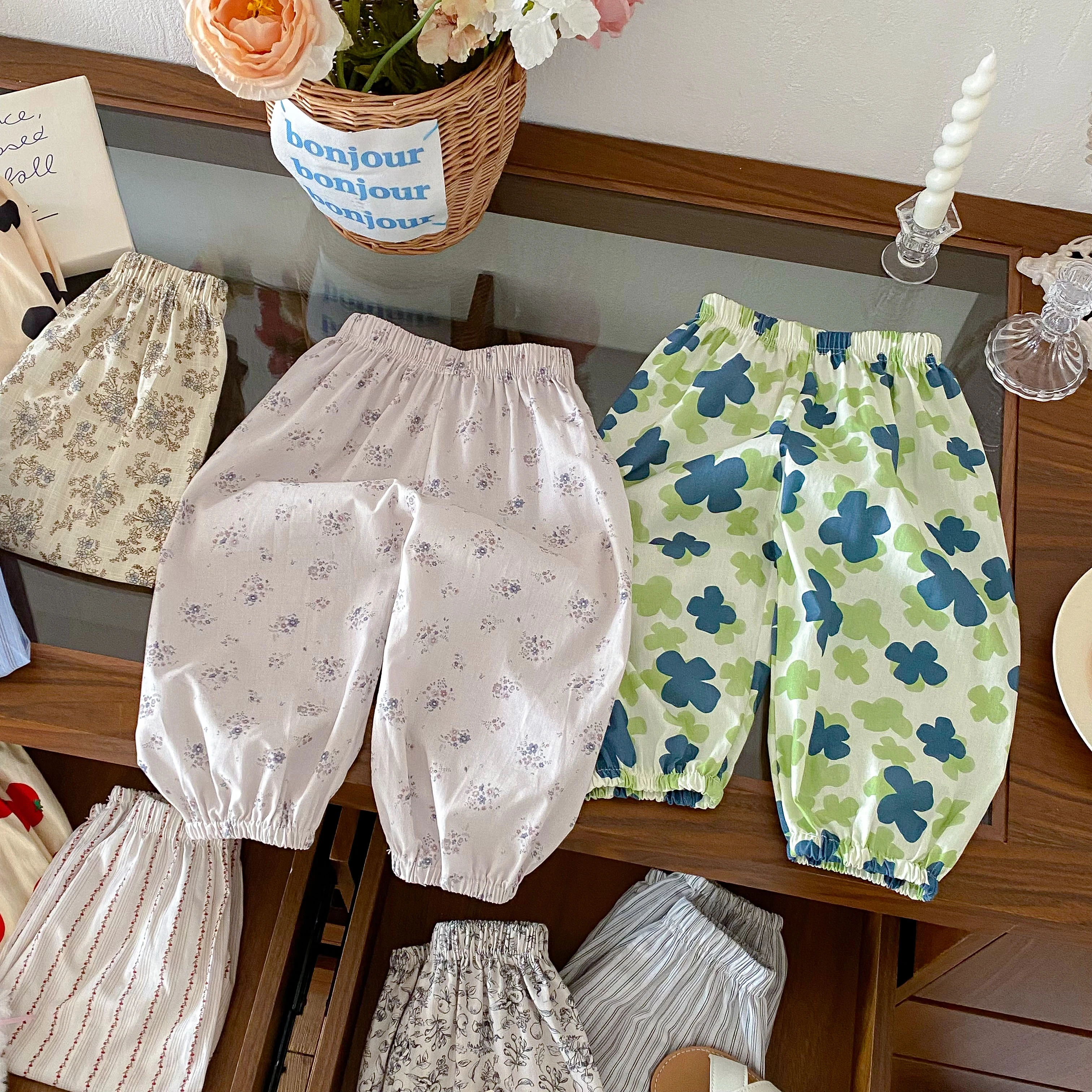 Pantalones holgados casuales anti-mosquitos para niños y niñas - imagen 2