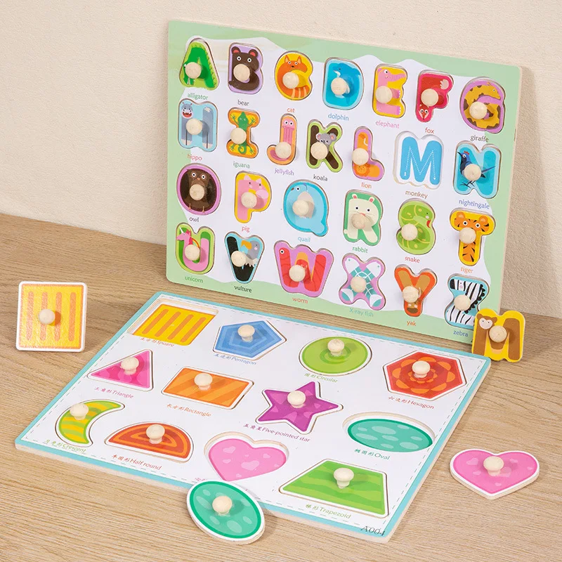 Rompecabezas Montessori de madera Tangram educativo para bebés - imagen 4