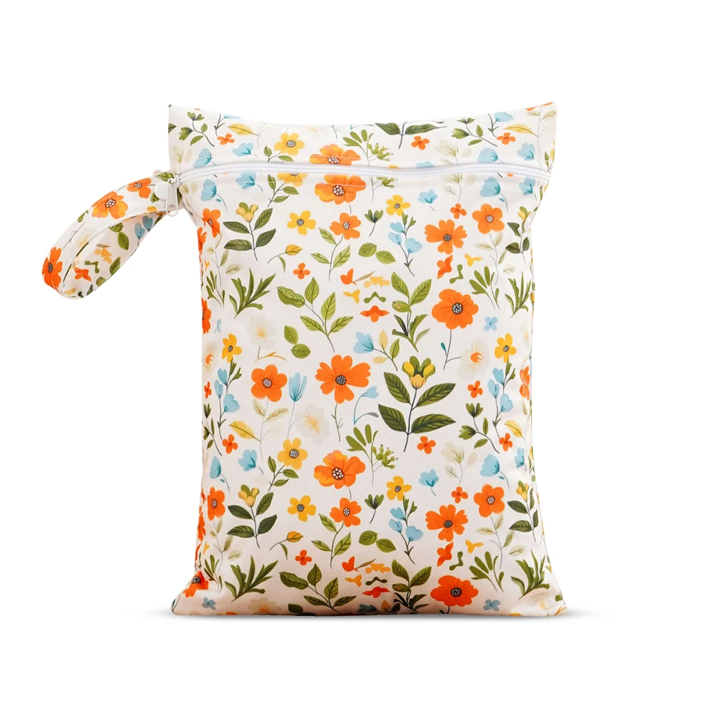 HappyFluent bolsa de pañales impermeable reutilizable para viajar - imagen 4