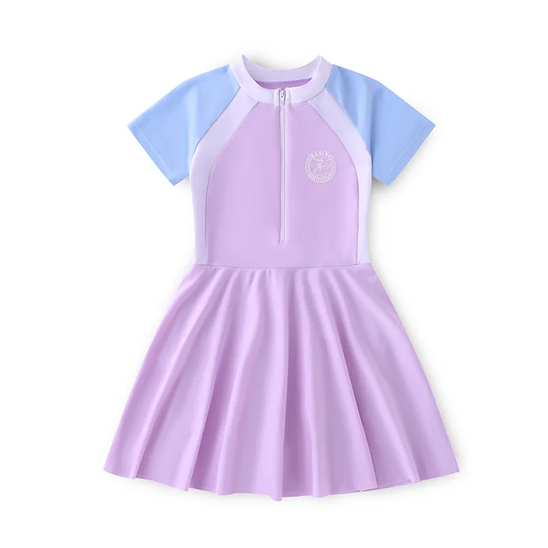 Traje de baño para niña con falda princesa secado rápido - imagen 4