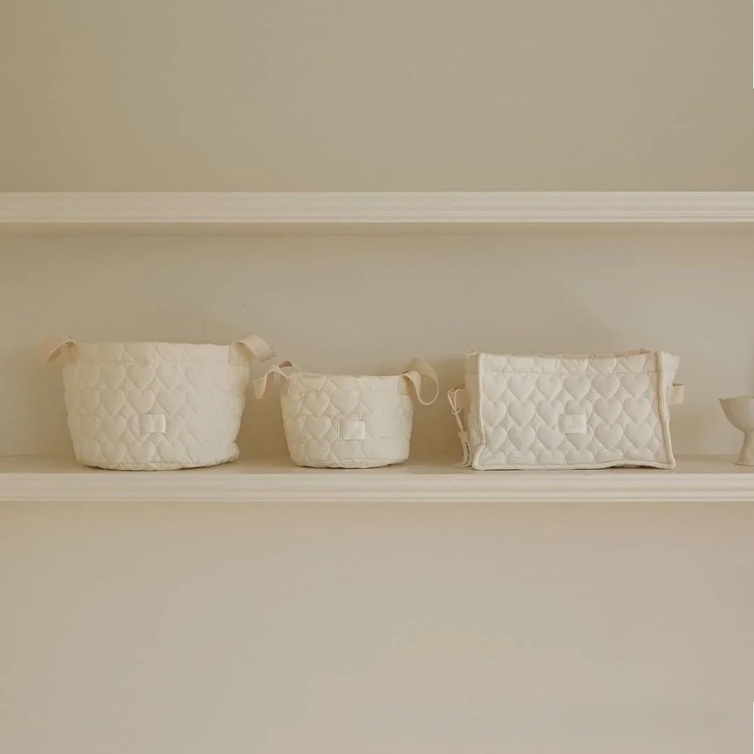 Bolsa organizadora para pañales de algodón: cuna, ropa y juguetes