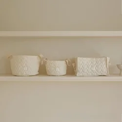Bolsa organizadora para pañales de algodón: cuna, ropa y juguetes