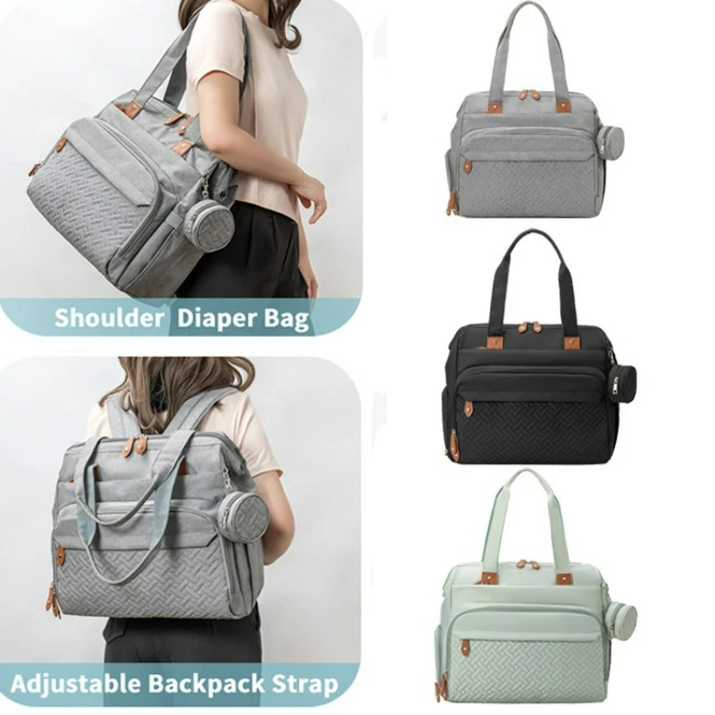 Bolso para madre y bebé impermeable ligero tipo bandolera - imagen 5