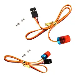 Luz LED intermitente RC de policía con rotación 360º para coches