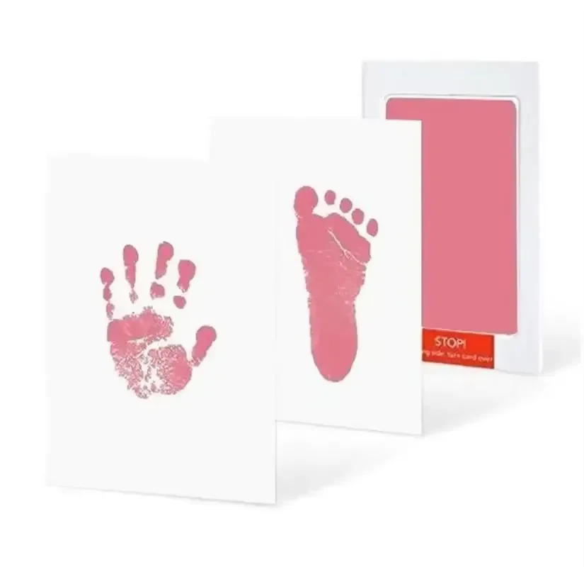 Kit de almohadillas de tinta para huellas de bebé y mascotas