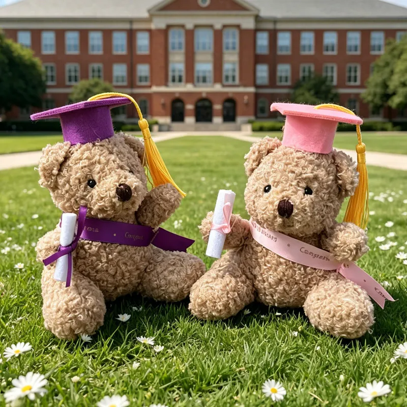 Peluche oso Dr. Bear con gorro de doctor, regalo tierno para niños - imagen 4
