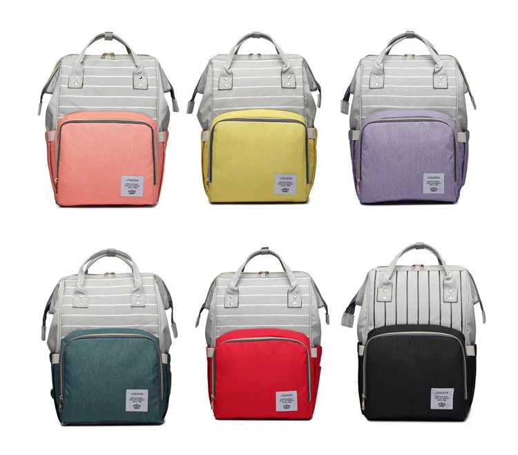 Bolsa tipo mochila lista para salir