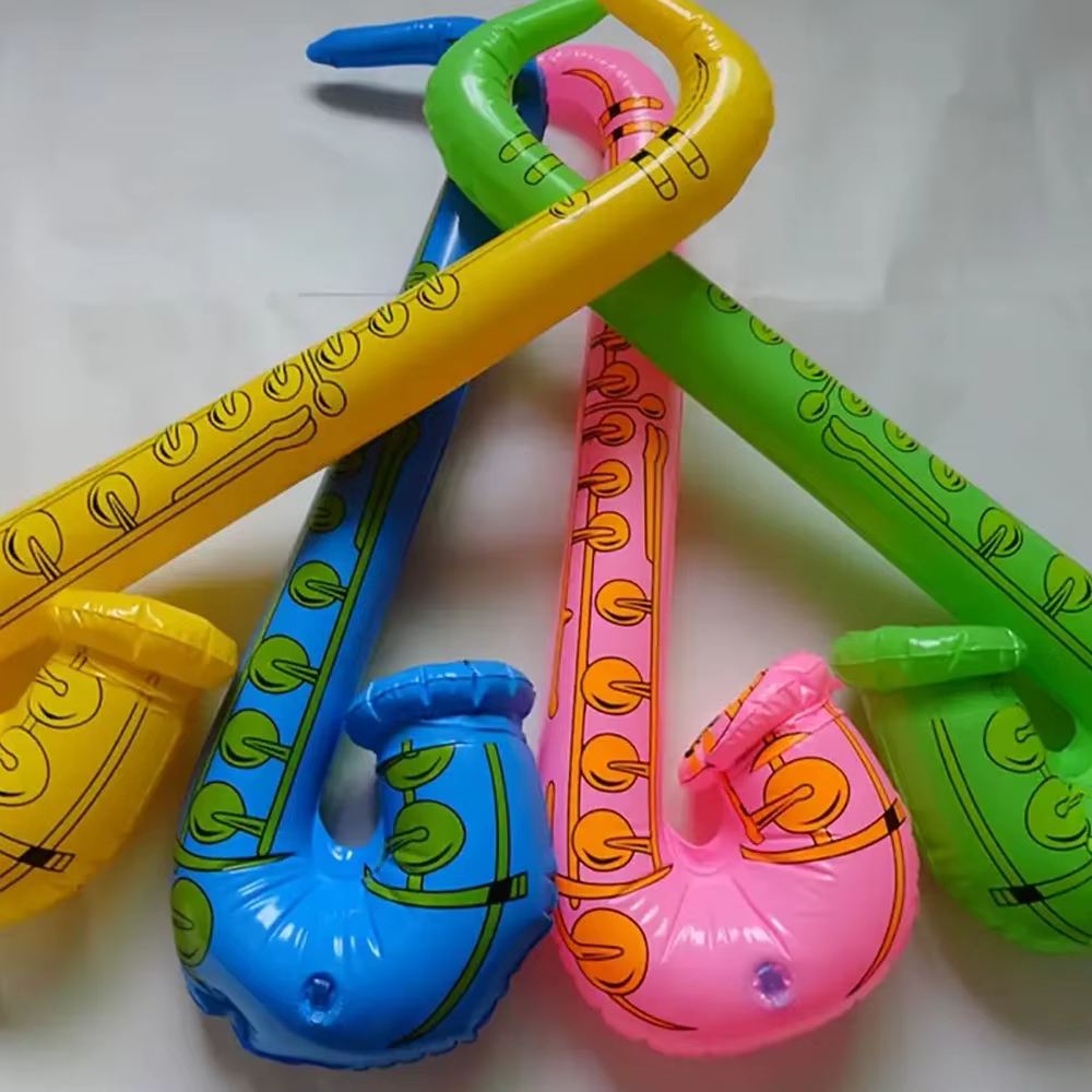 Saxofón inflable de PVC para fiesta y juegos de escenario - imagen 4