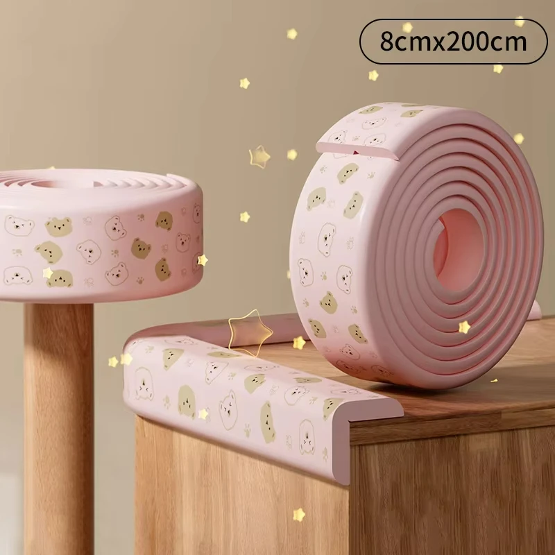Protector de esquinas para bebé con oso – Seguridad adhesiva