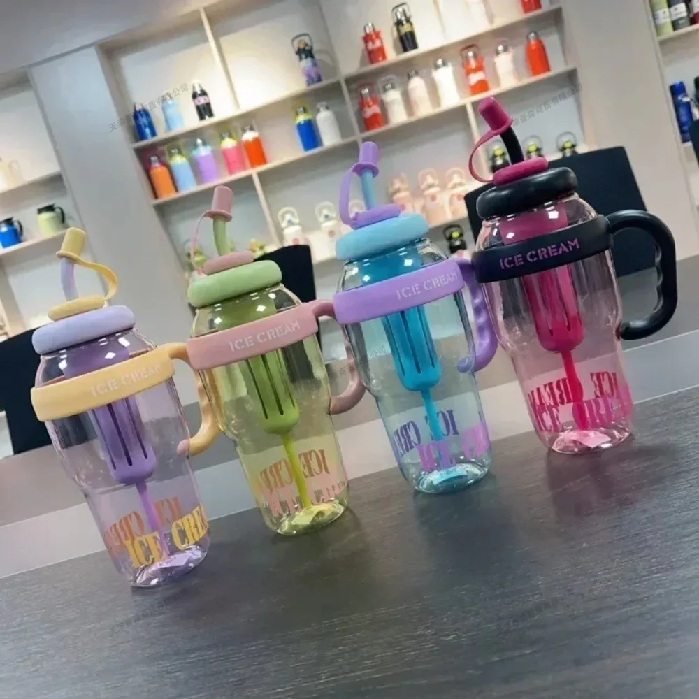 Vaso de té con pajita a prueba de fugas, verano portátil - imagen 3