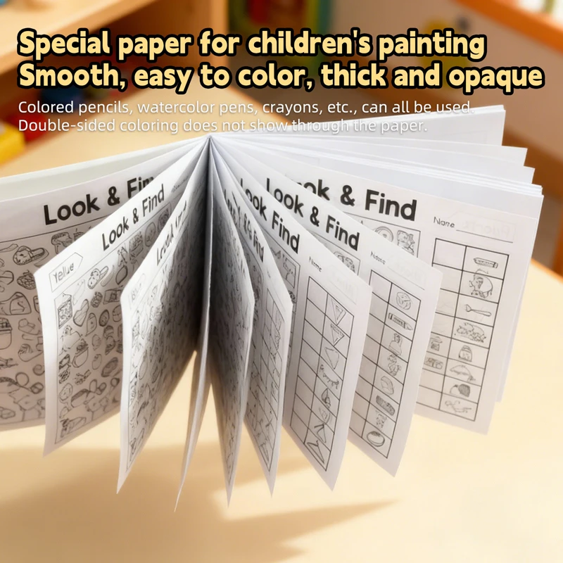 Libro de colorear Montessori para niños: busca y encuentra - imagen 3