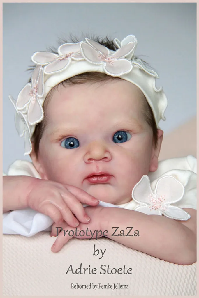 Kit muñeca Reborn Zaza – Piezas sin pintar para personalizar - imagen 5