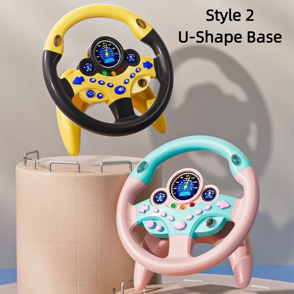 Volante de juguete para coche con luz y sonido giratorios - imagen 3