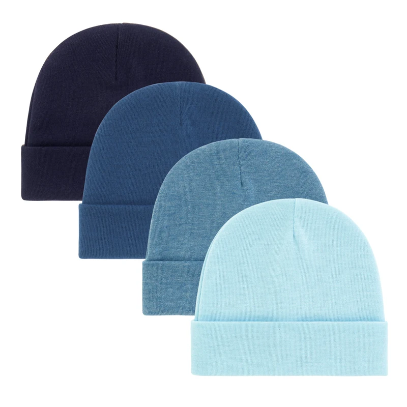 Gorros de algodón para recién nacido – Color sólido - imagen 5