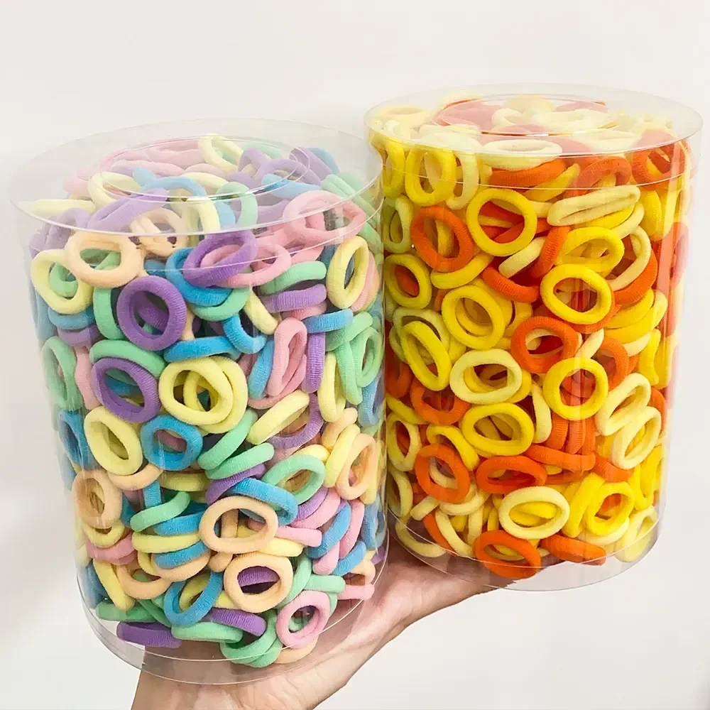Bandas elásticas coloridas y coleteros