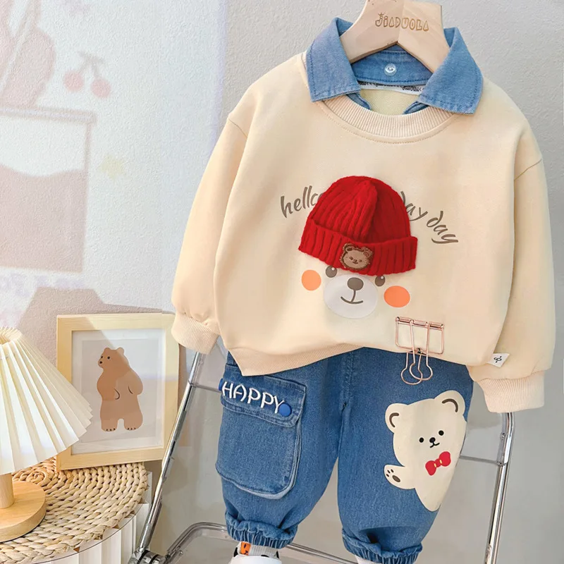 Conjunto infantil en color negro para niña
