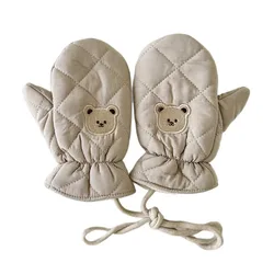 Guantes esquí niño animal, cálidos resistentes al frío exterior