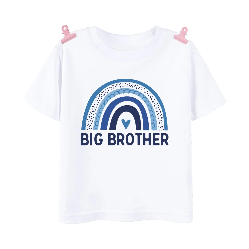 Camisetas a juego para hermanos – Arcoíris verano algodón - imagen 5