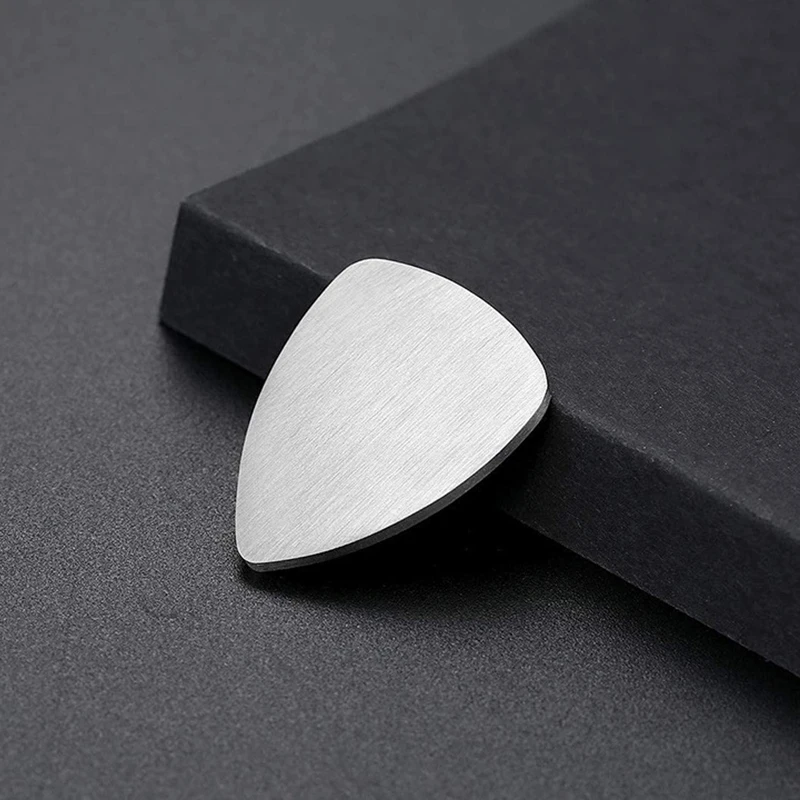 Púas de guitarra de acero inoxidable para práctica y exhibición - imagen 5