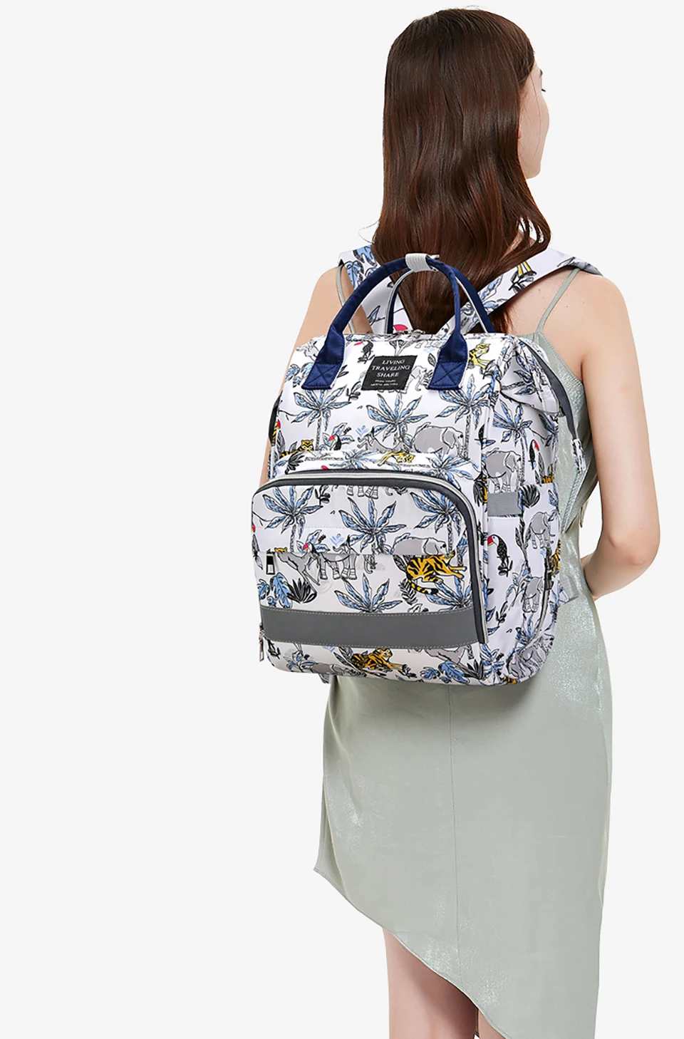 Bolso de mamá HOUSBAY en estilo de mochila