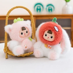 Peluche de dinosaurio y conejo de vinilo suave de dibujos animados